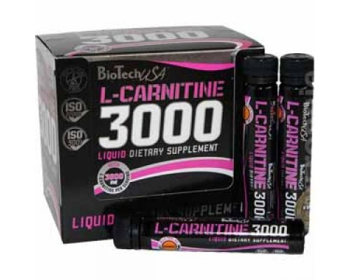 Biotech L-Carnitine ampule 3000 - 25ml Orange